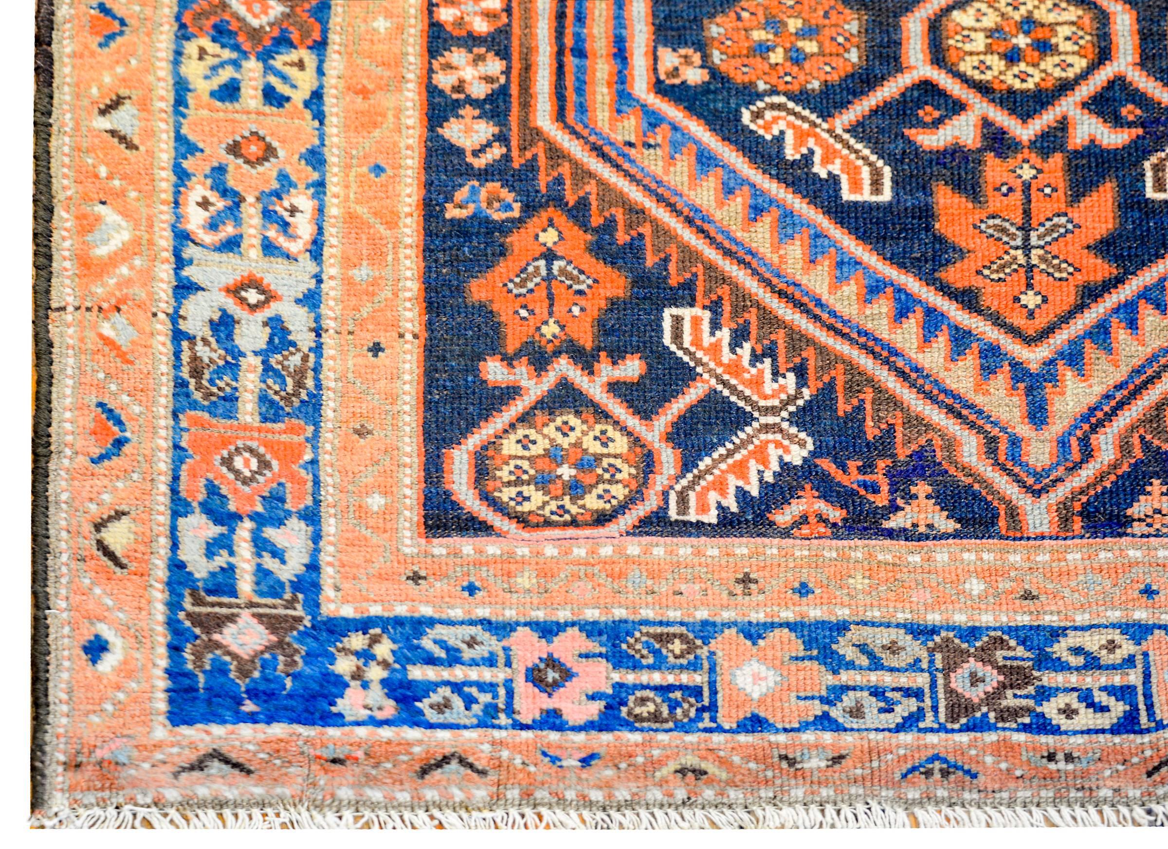 Vegetable Dyed Exceptional Early 20th Century Kurdish Rug