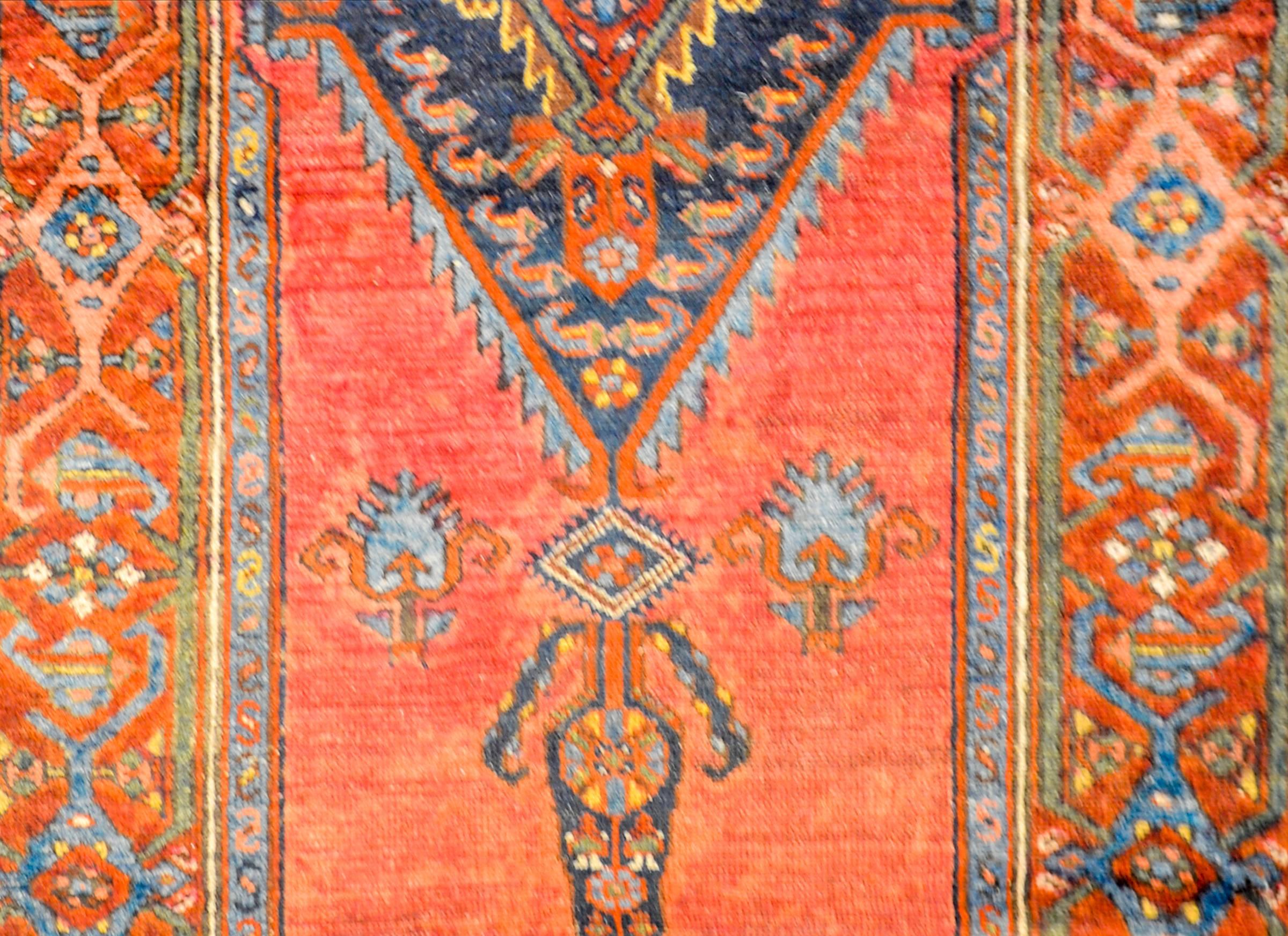 Vegetable Dyed Gorgeous Early 20th Century Persian Malayer Rug