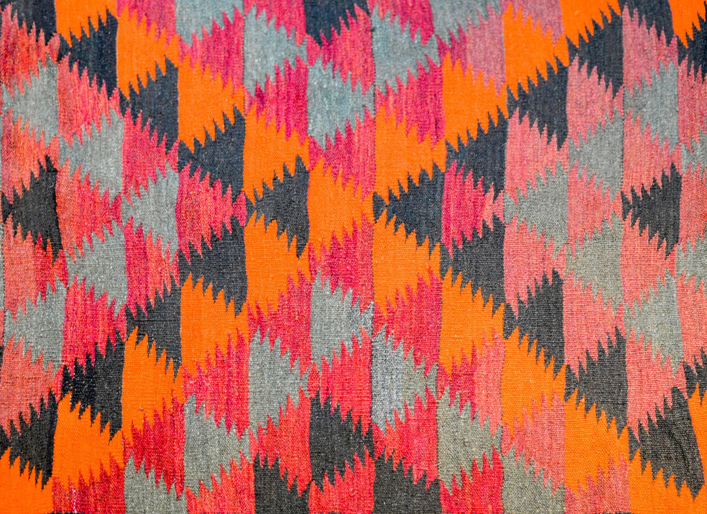 Mid-20th Century Vintage Afghani Kilim Runner