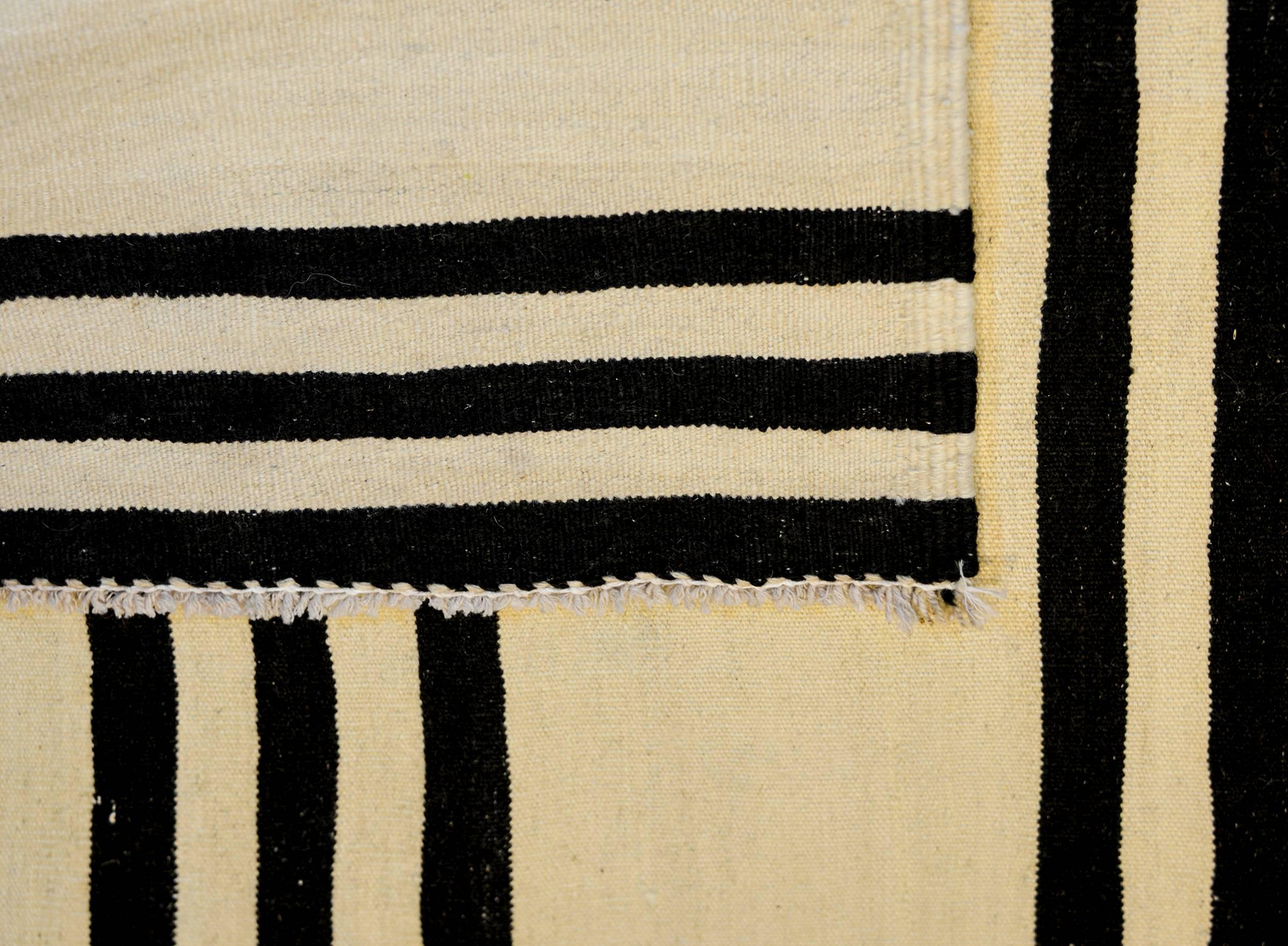 Wool Bold Early 20th Century Gabbeh Kilim Runner