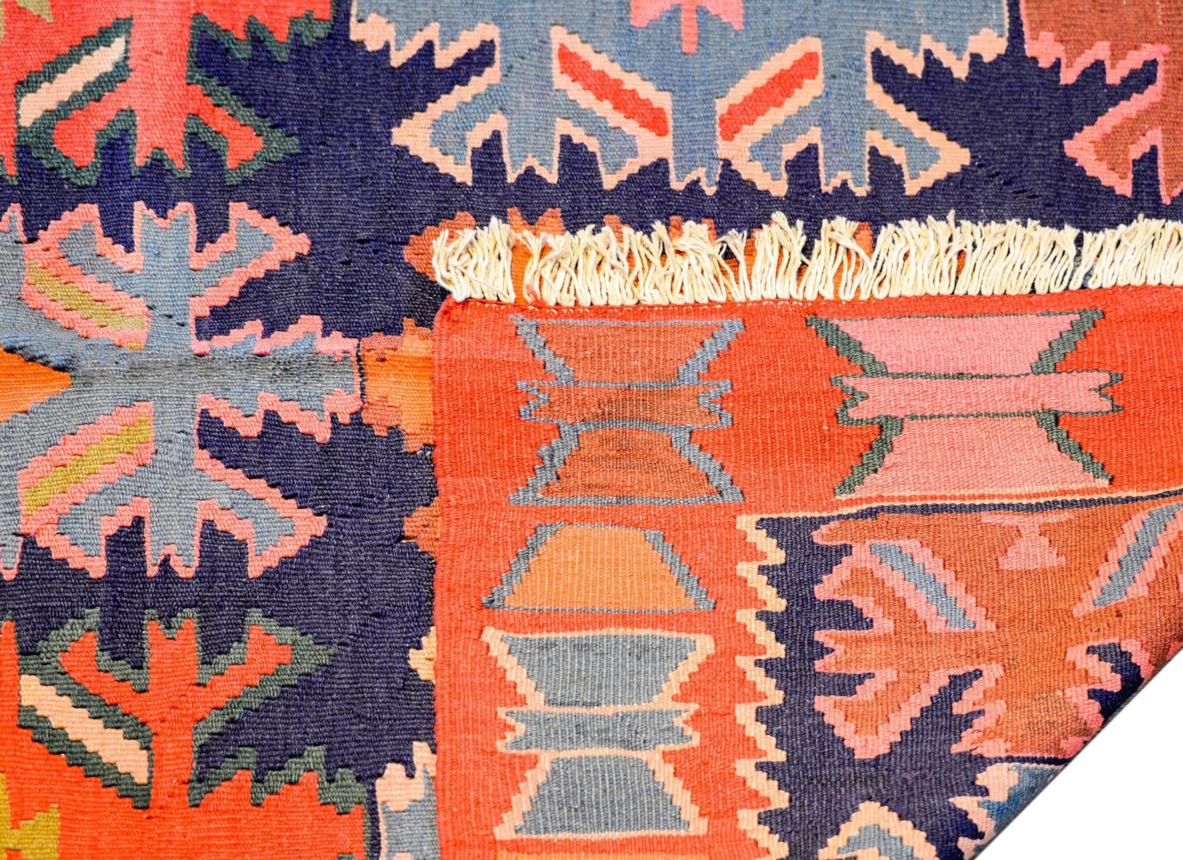 Mid-20th Century Large Early 20th Century Ersin Kilim Runner For Sale