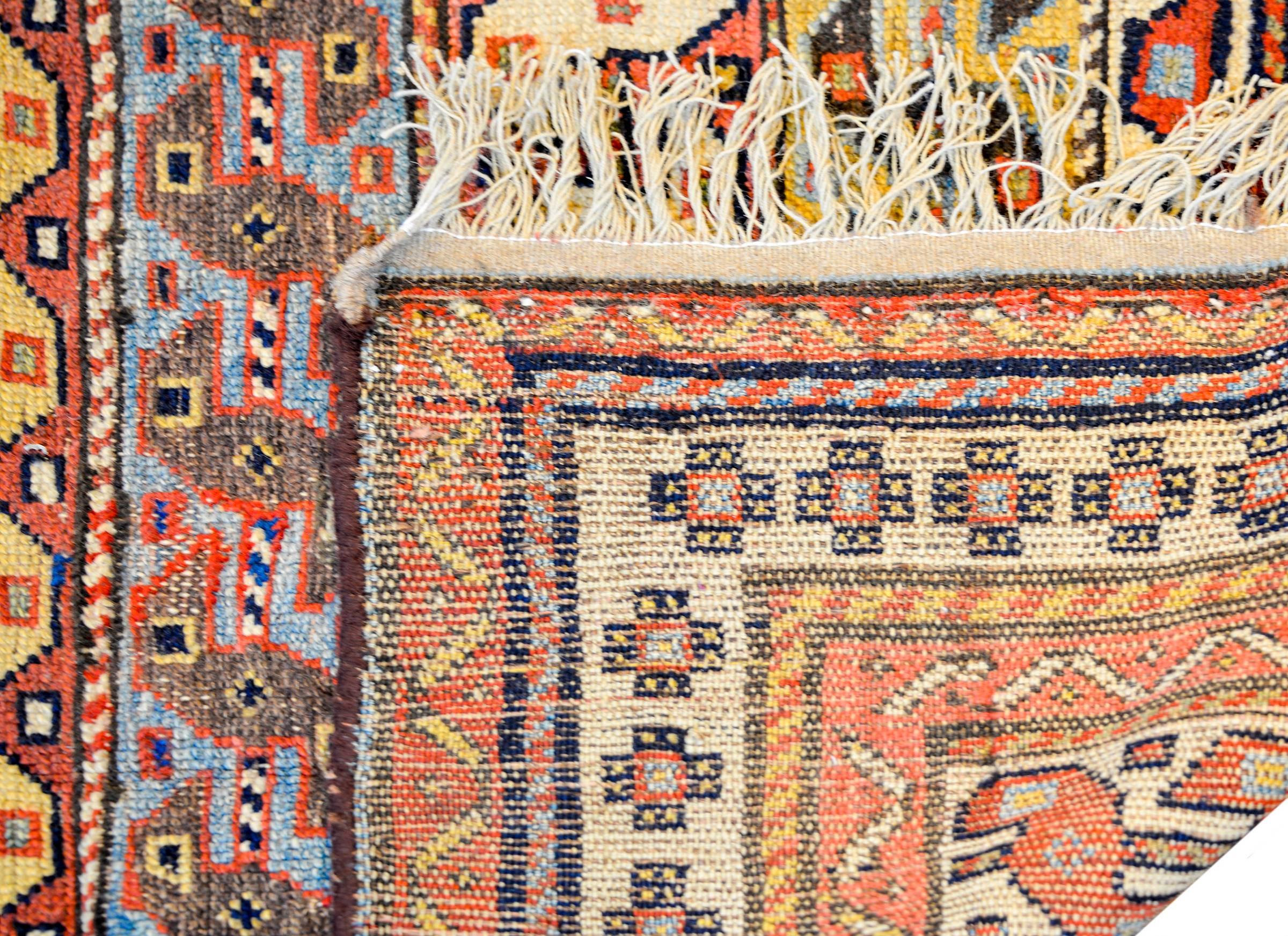 Extraordinary Early 20th Century Kuba Rug In Good Condition In Chicago, IL