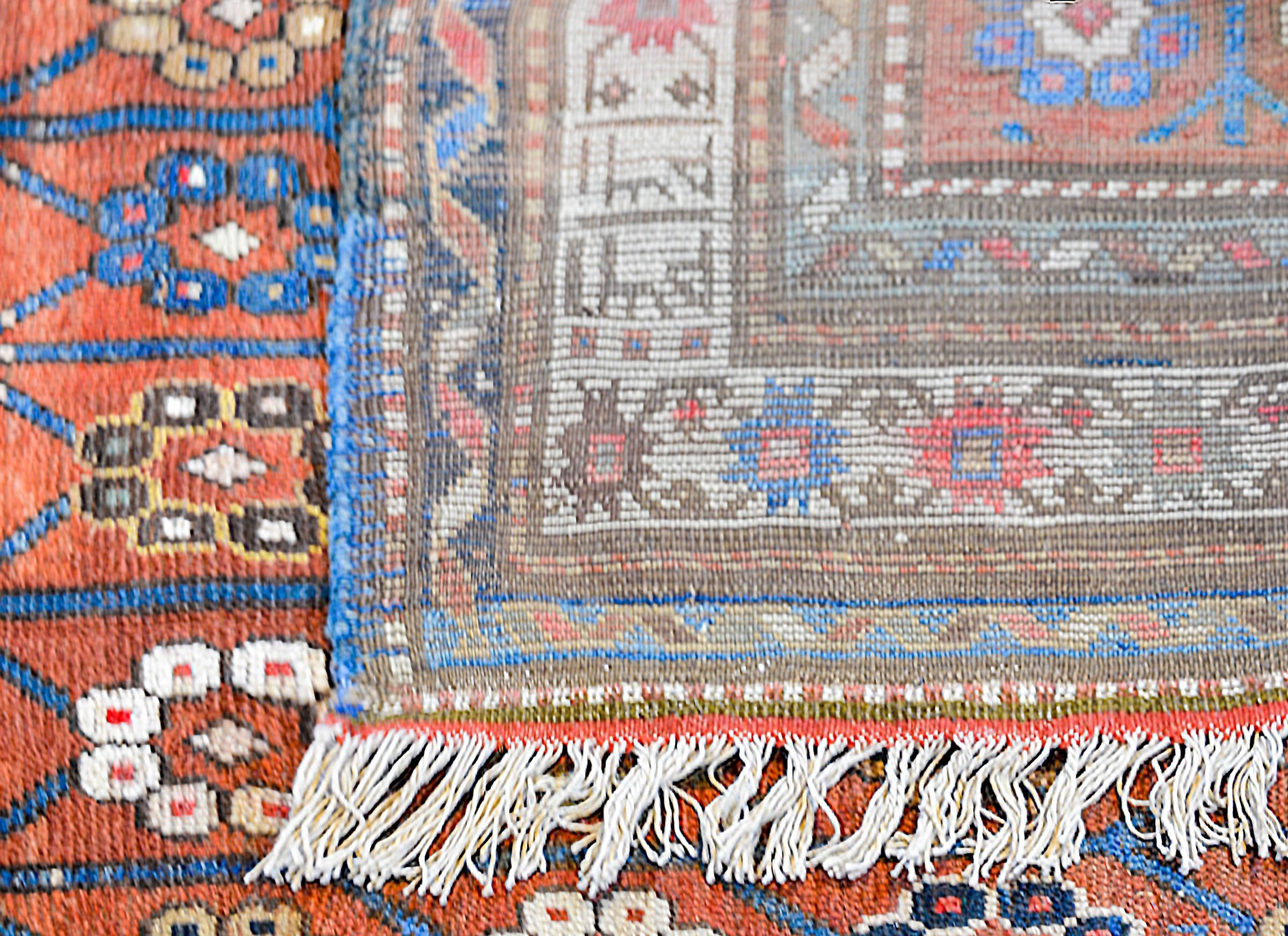 Wool Incredible Early 20th Century Karabak Rug For Sale