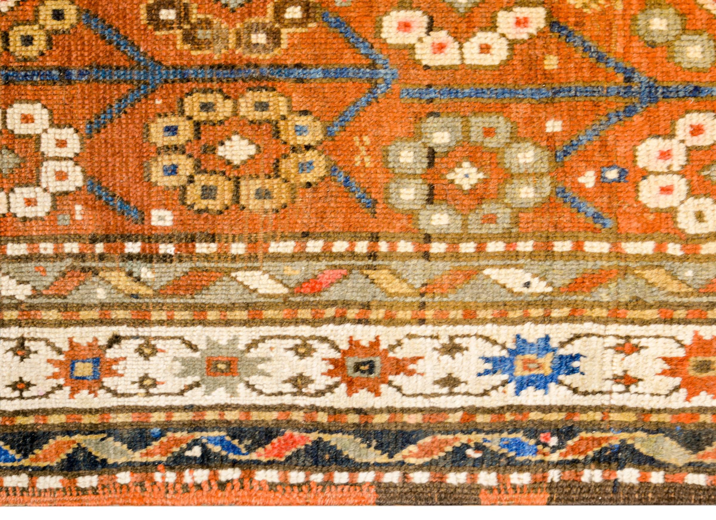 Incredible Early 20th Century Karabak Rug In Good Condition For Sale In Chicago, IL