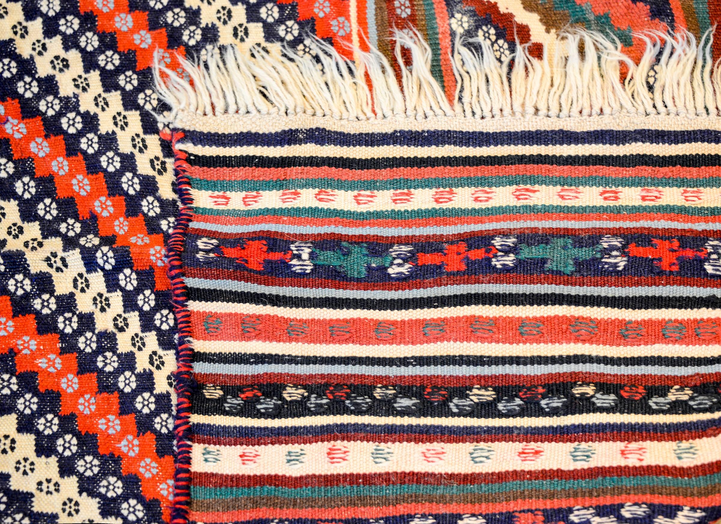 Late 20th Century Turkmen Kilim 1