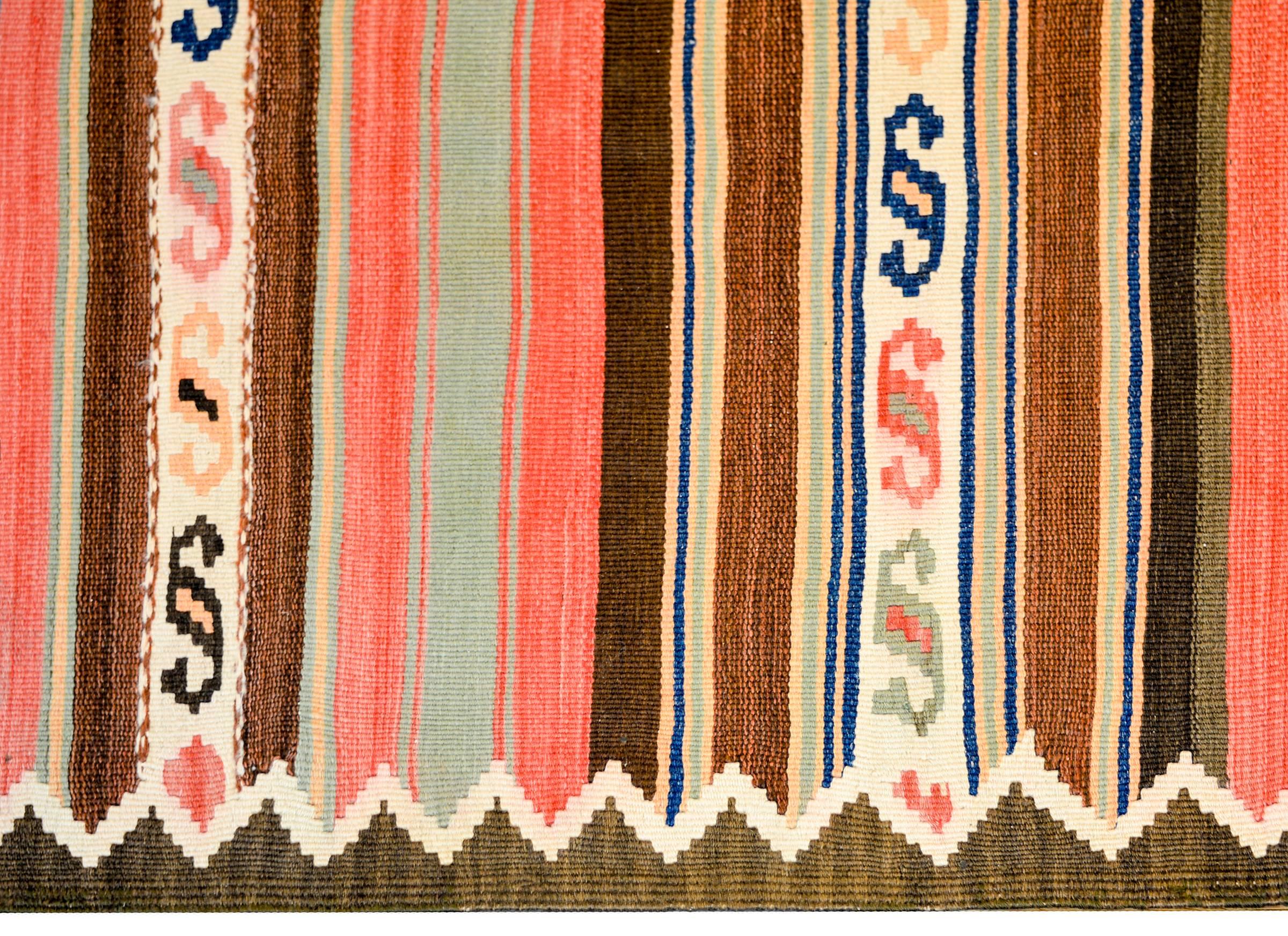 Early 20th Century Shahsevan Kilim Runner In Good Condition In Chicago, IL