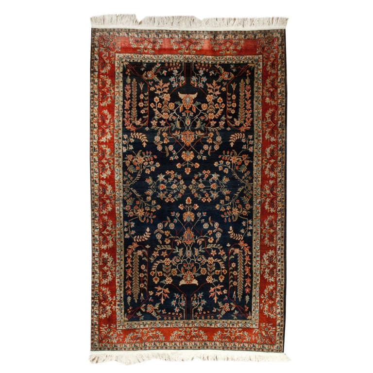 Antique Persian Mohajeran Sarouk Rug For Sale