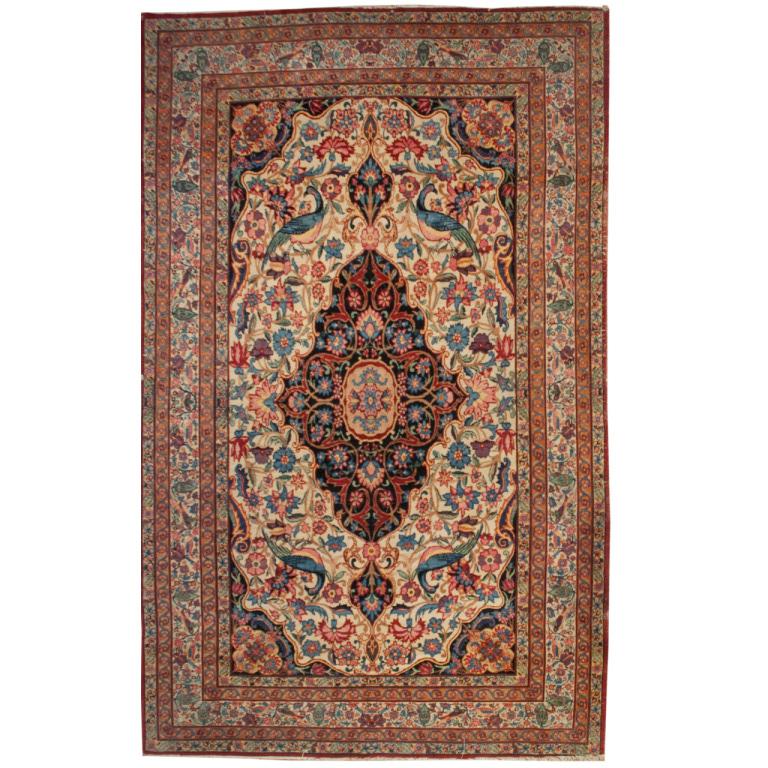 19th Century Persian Lavar Rug For Sale