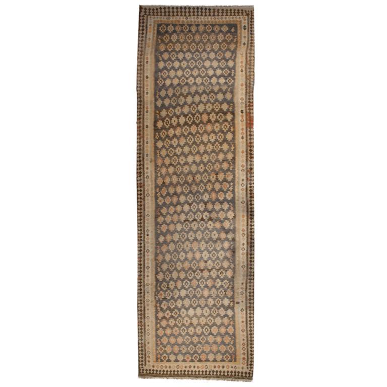 Early 20th Century Persian Zarand Kilim Runner For Sale