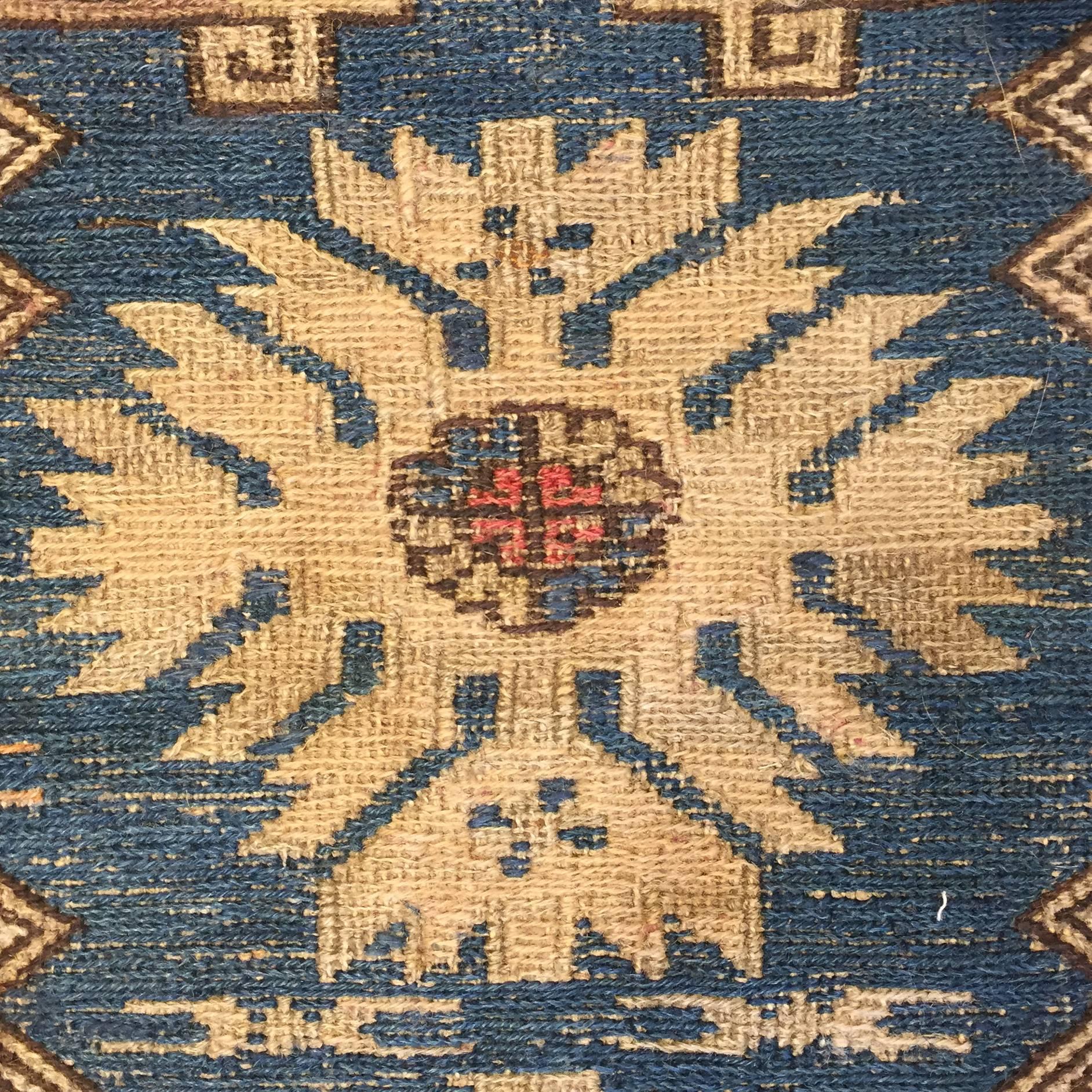 Vegetable Dyed Early 20th Century Sumak Rug