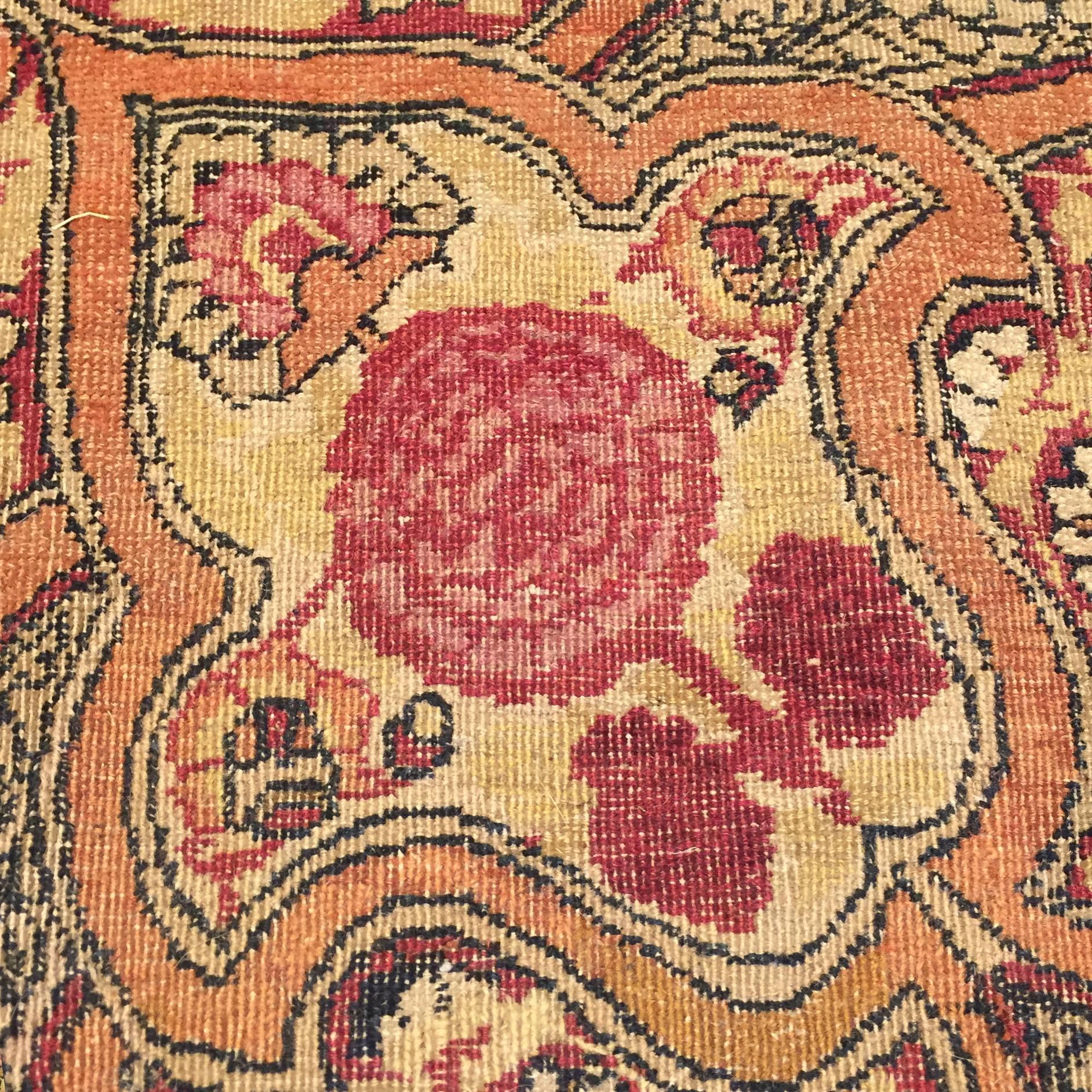Lavar Kirman-Teppich aus dem 19. Jahrhundert (Asiatisch) im Angebot