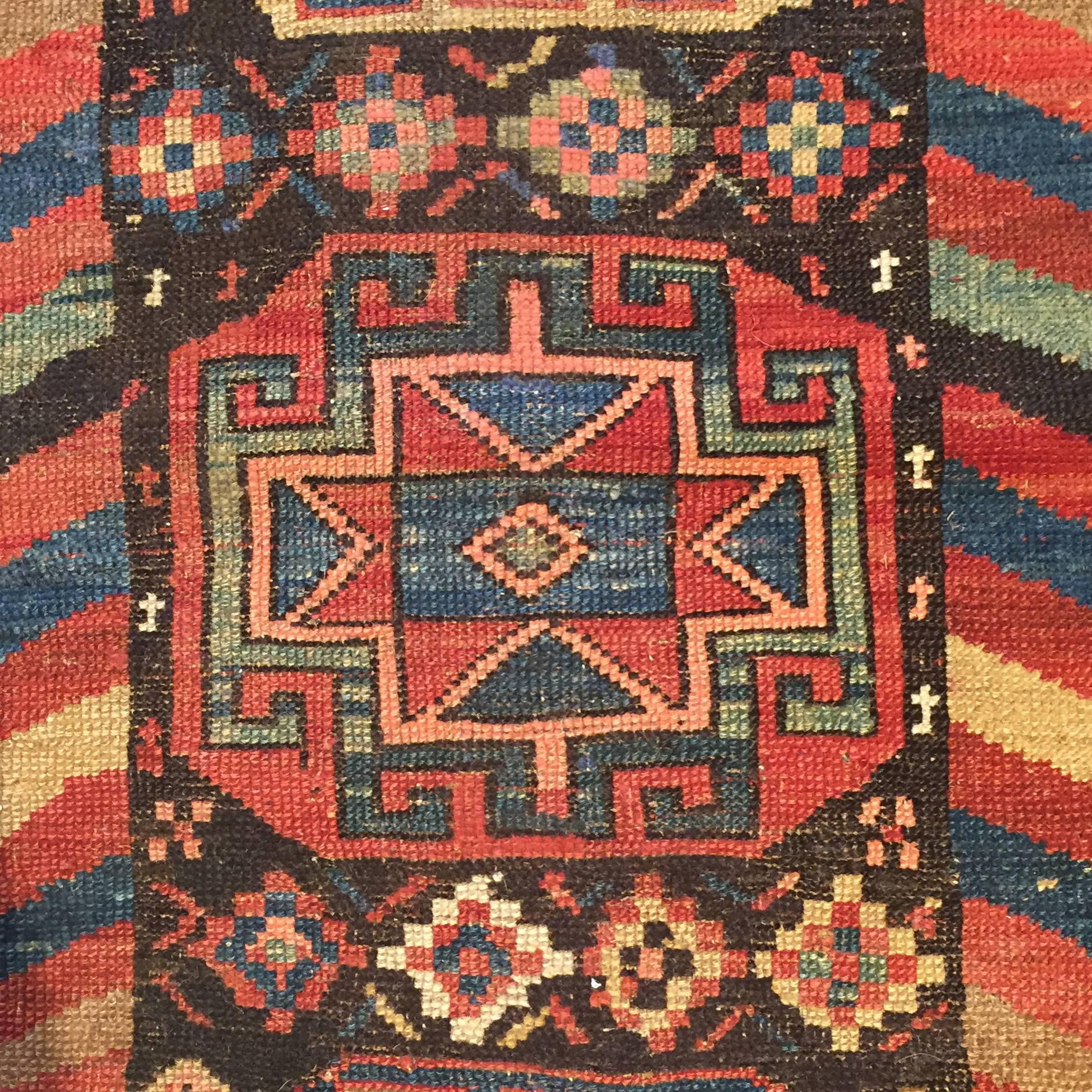 Kazak 19th Century Azeri Runner For Sale