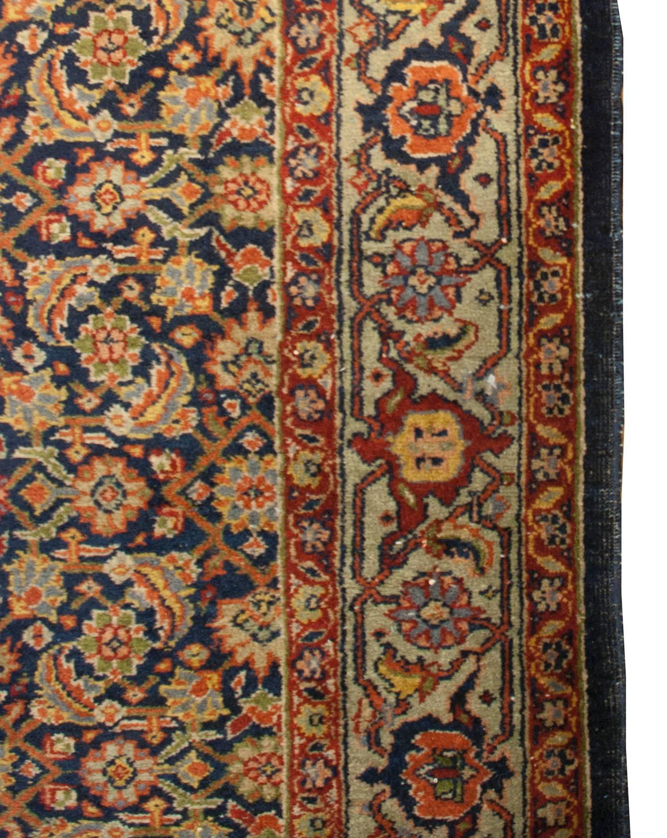 Asian Early 20th Century Tabriz Runner For Sale