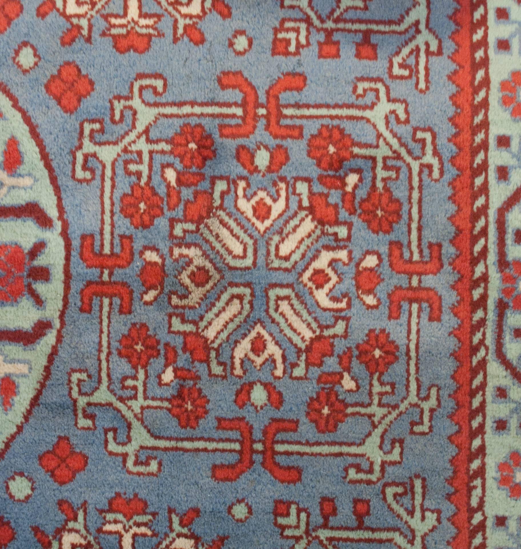 East Turkestani Late 20th Century Samarkand Rug For Sale
