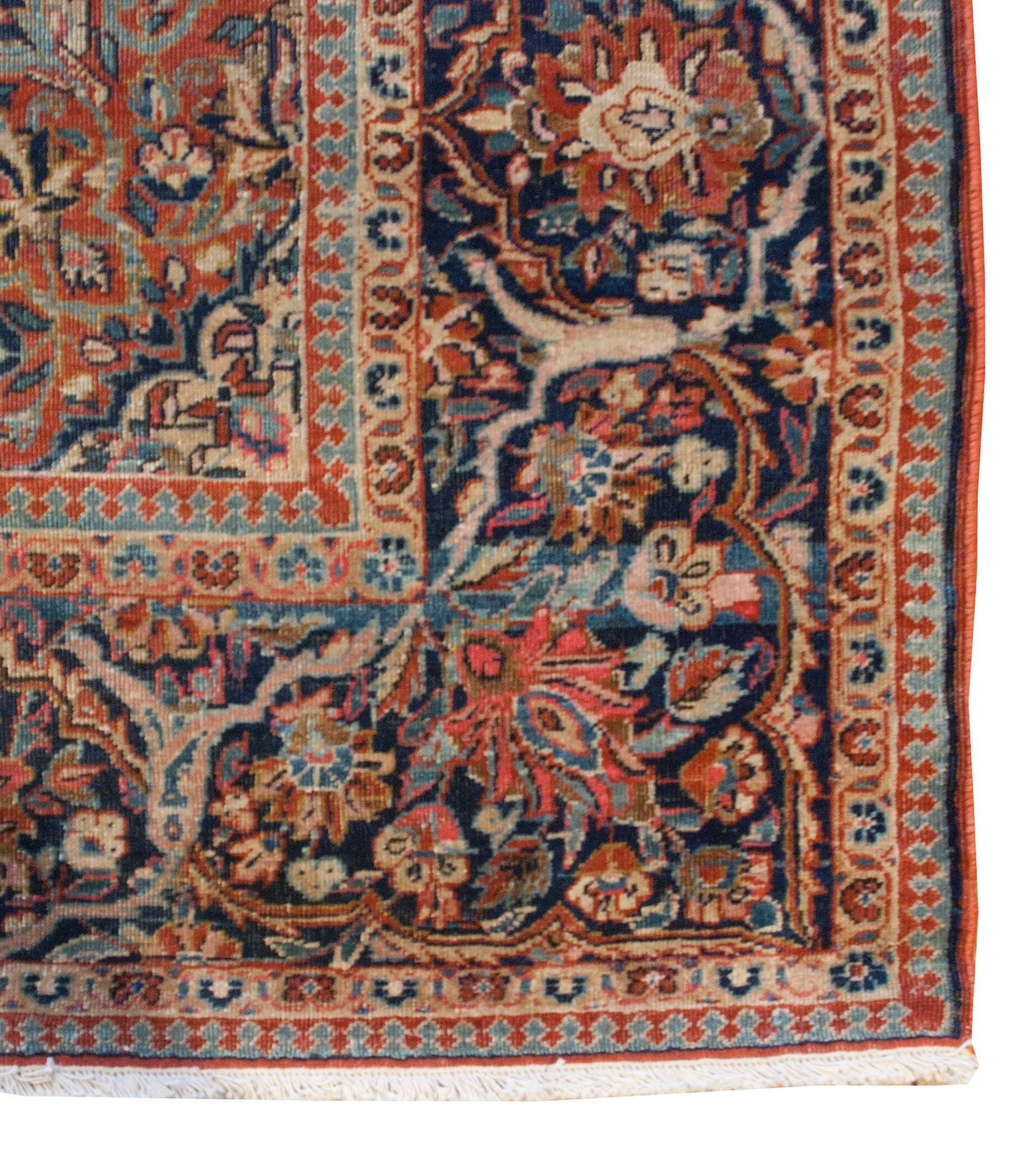 Asian 19th Century Tabriz Rug For Sale