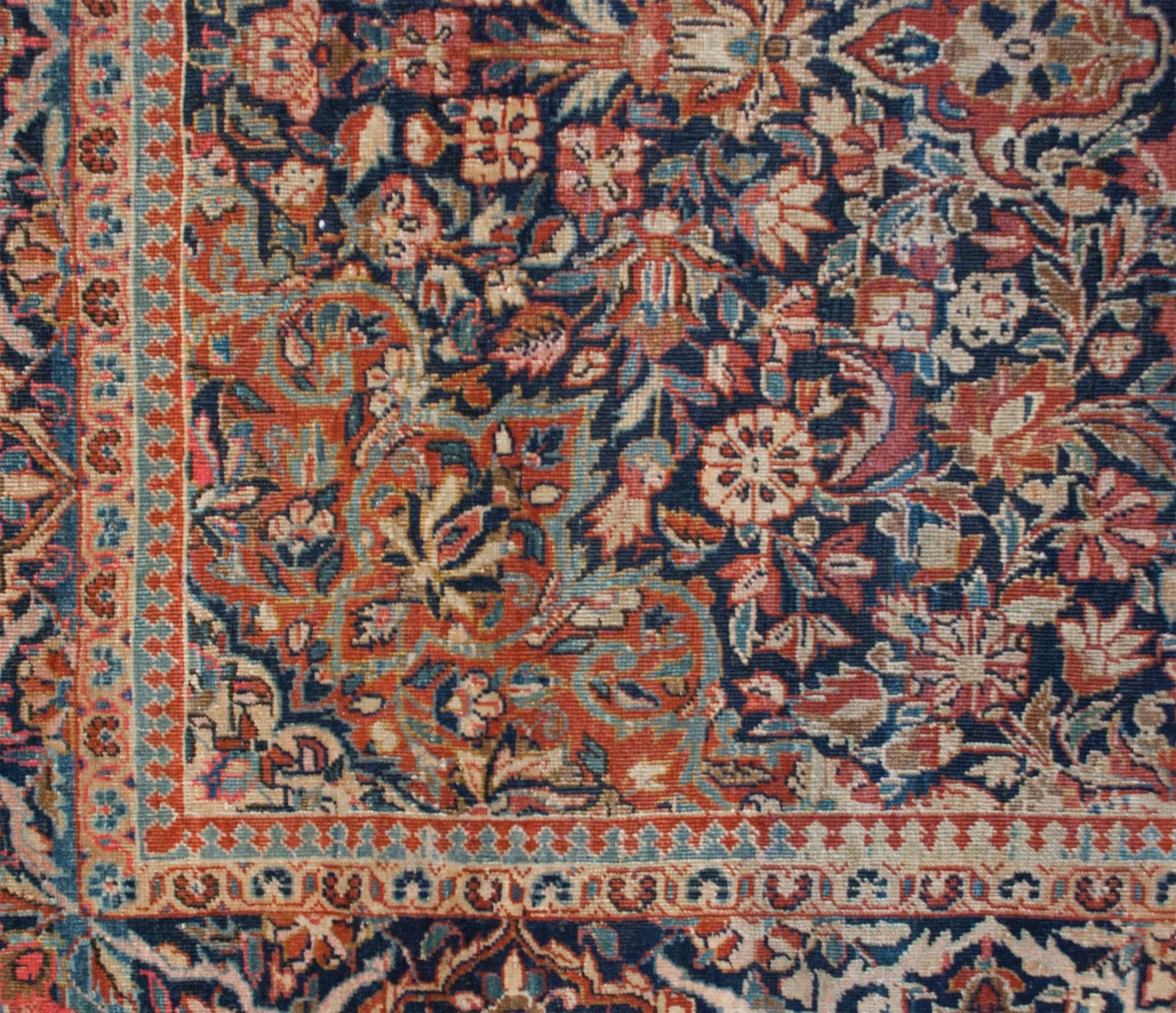 Tabriz-Teppich aus dem 19. Jahrhundert (Pflanzlich gefärbt) im Angebot