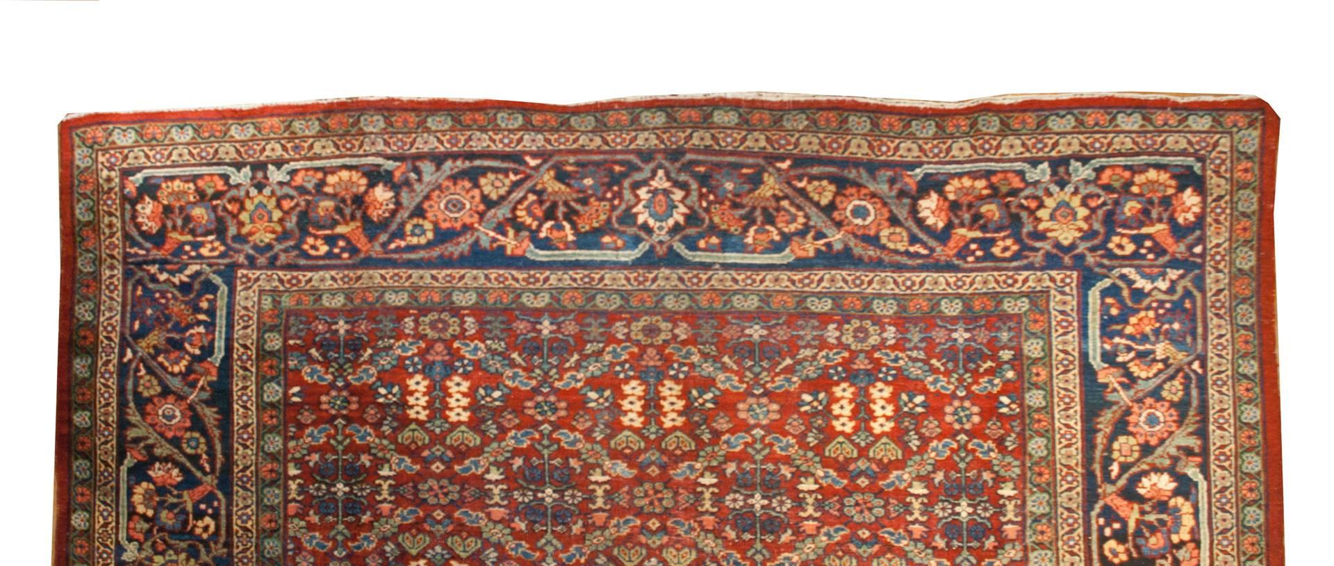 Tabriz Early 20th Century Mahal Rug For Sale