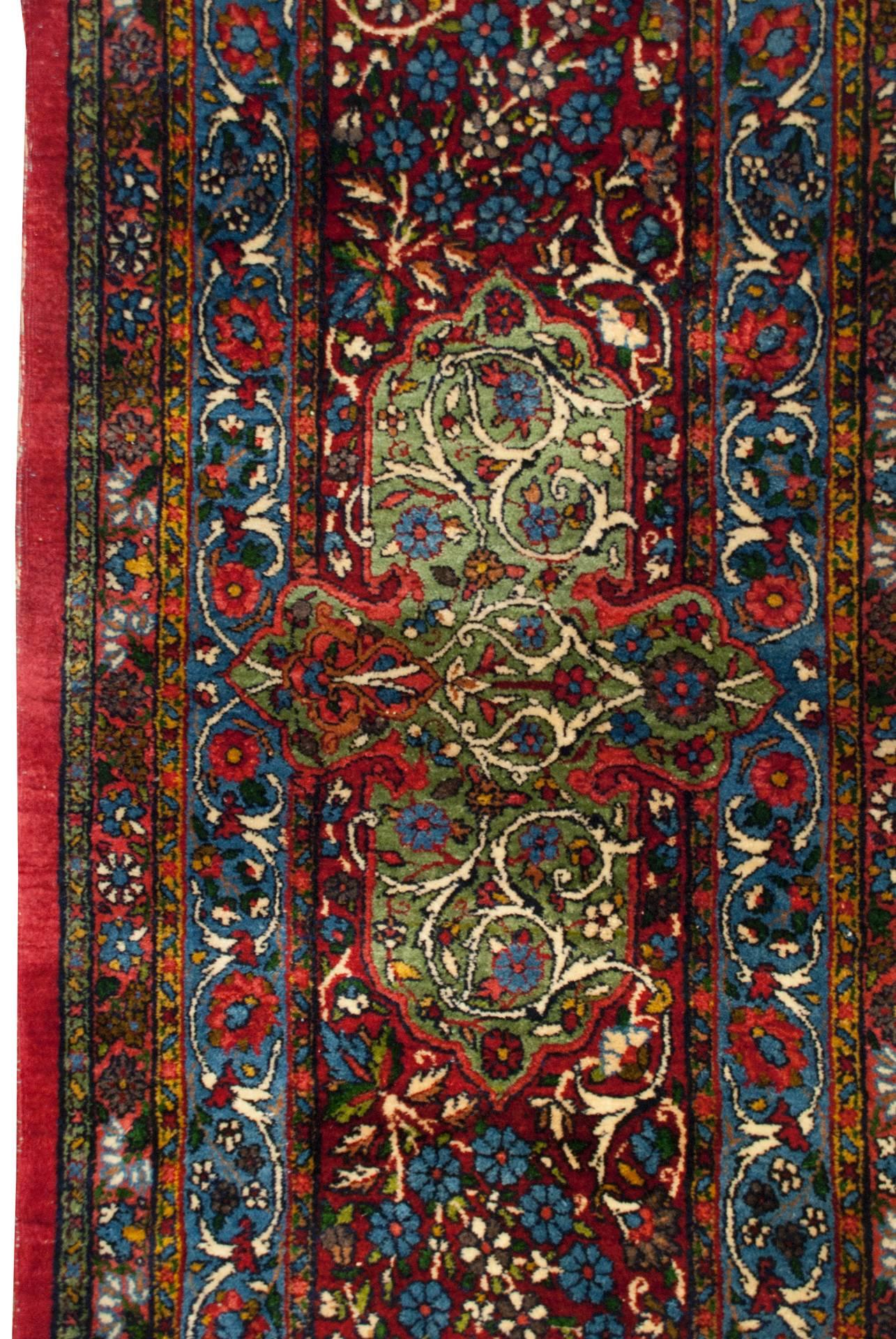 19th Century Yazd Rug For Sale 2