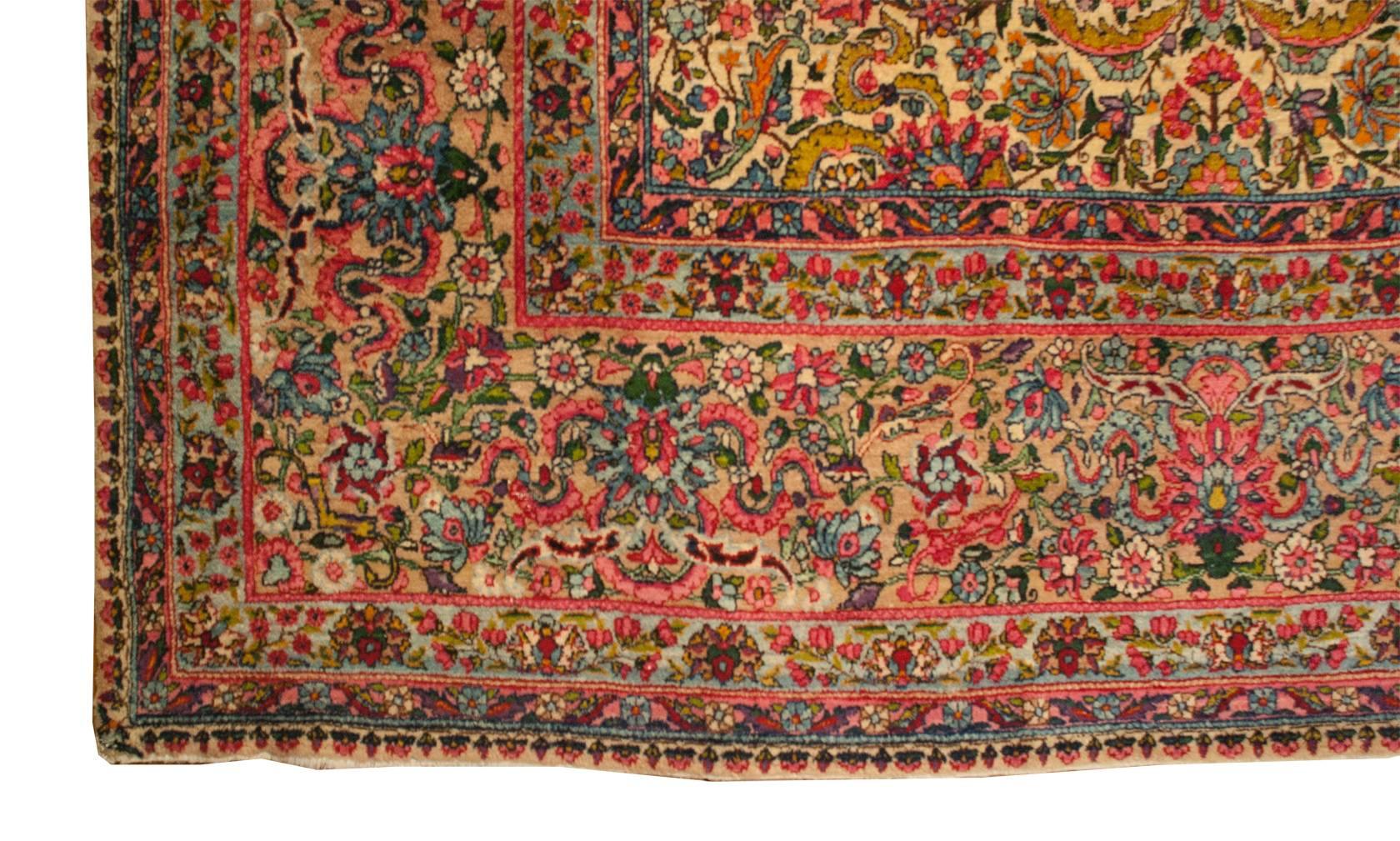 Kirman-Teppich des frühen 20. Jahrhunderts (Asiatisch)