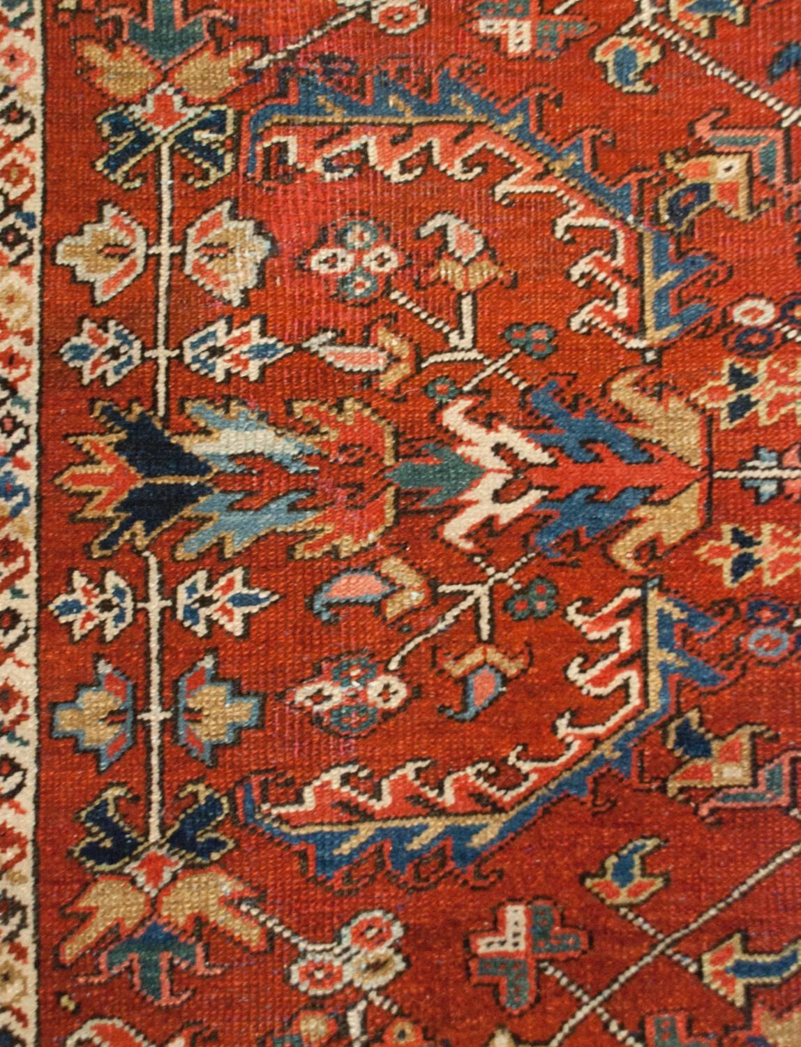 Asian Early 20th Century Heriz Rug