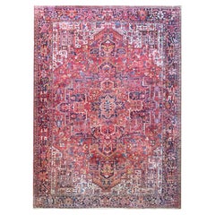 Mid 20th Century Persian Heriz Rug