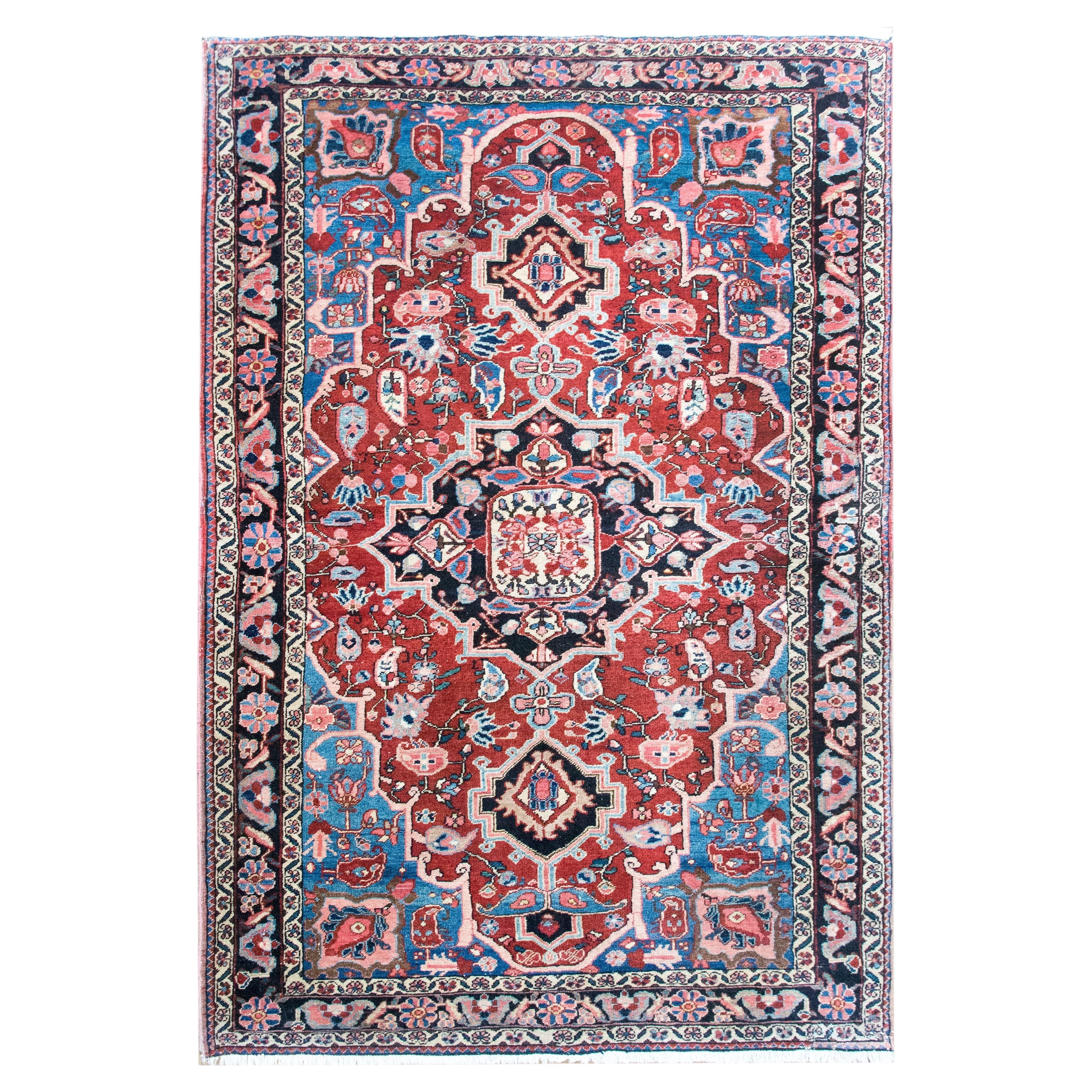 Mid 20th Century Persian Heriz Rug