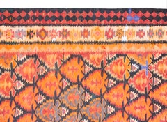 Early 20th Century Persian Qazvin kilim Rug