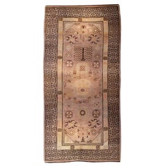 Zentralasiatischer Khotan-Teppich des 19. Jahrhunderts
