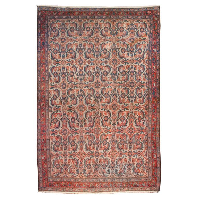 19th Century Semmeh Herati Carpet For Sale