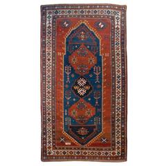 Antique Early 20th Century Karabakh Carpet with Date