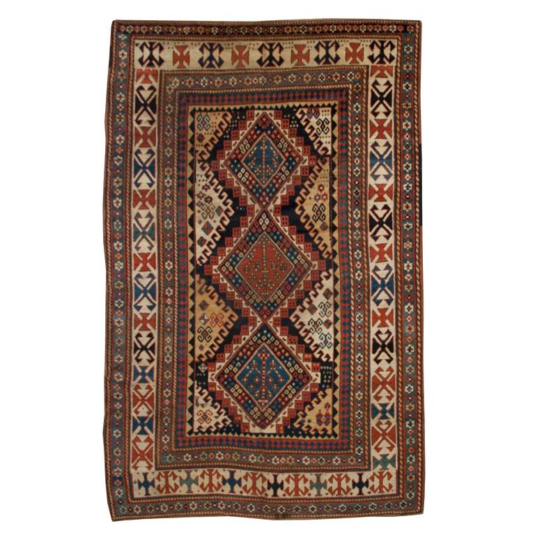 19th Century Karachoff Kazak Carpet For Sale
