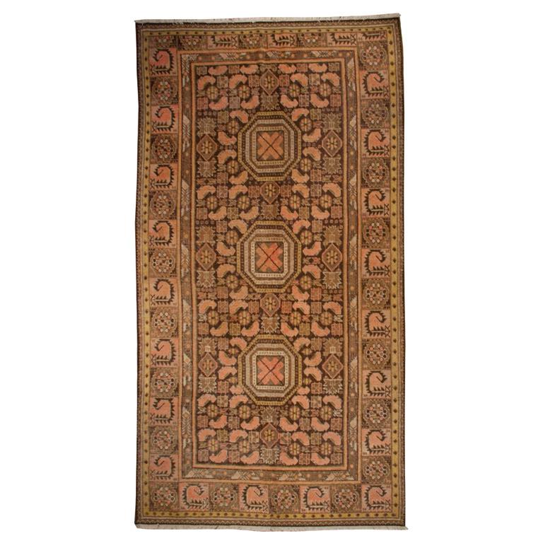 19th Century Central Asian Khotan Carpet For Sale
