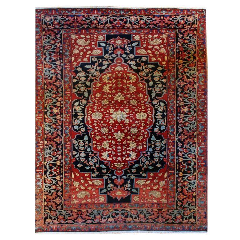 Tapis Saruk Farahan du 19ème siècle