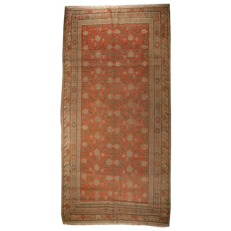 Early 20th Century Central Asian Samarghand Carpet For Sale