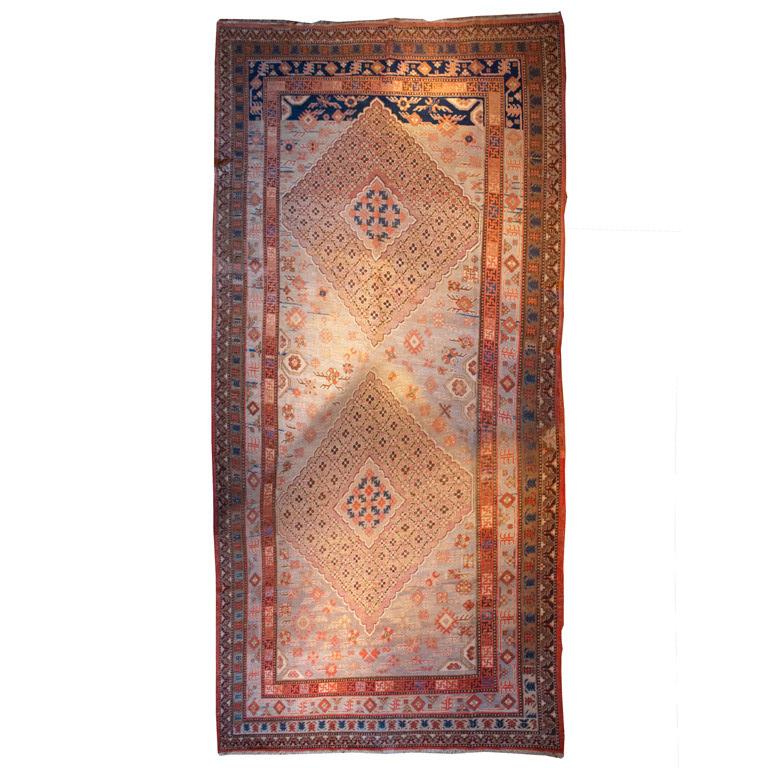 Early 20th Century Central Asian Khotan Carpet For Sale