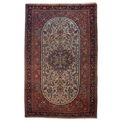 Antique 19th Century Saruk Farahan Carpet