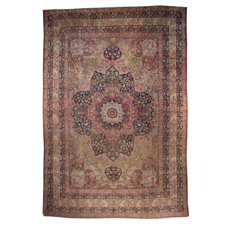19th Century Kirmanshah Carpet For Sale