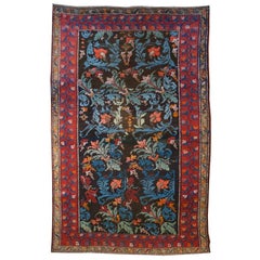 19th Century Floral Gharebagh Carpet