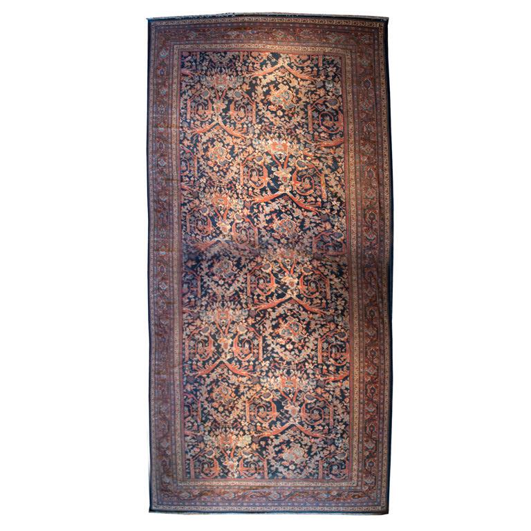 19th Century Sultanabad Carpet For Sale