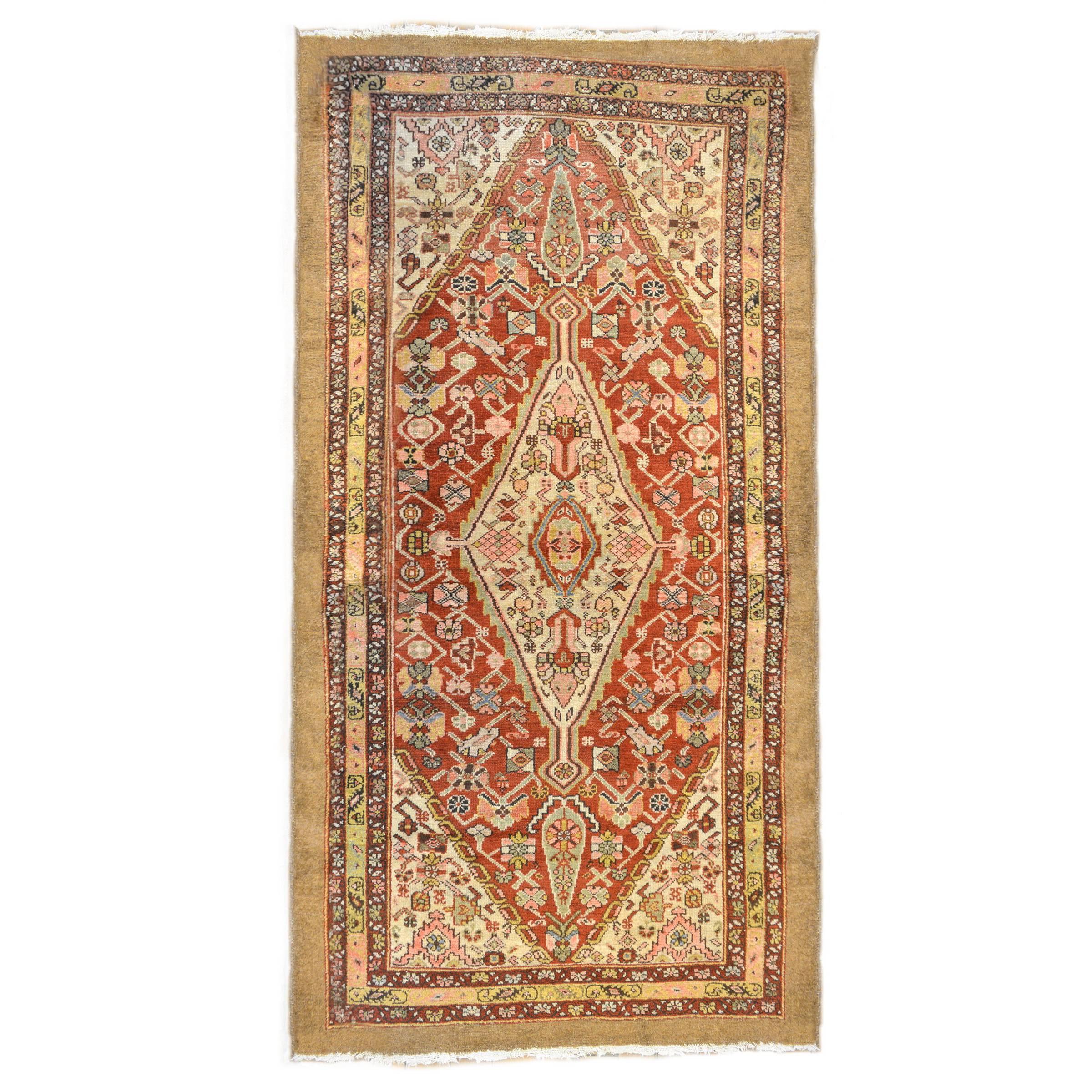 Extraordinaire tapis Serab du 19ème siècle