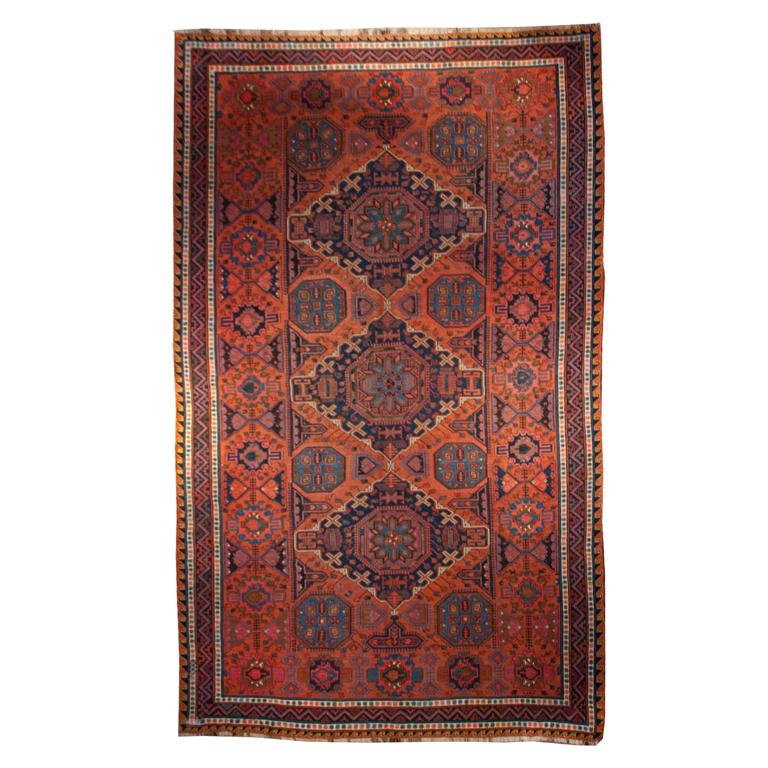 Early 20th Century Russian Kilim Carpet