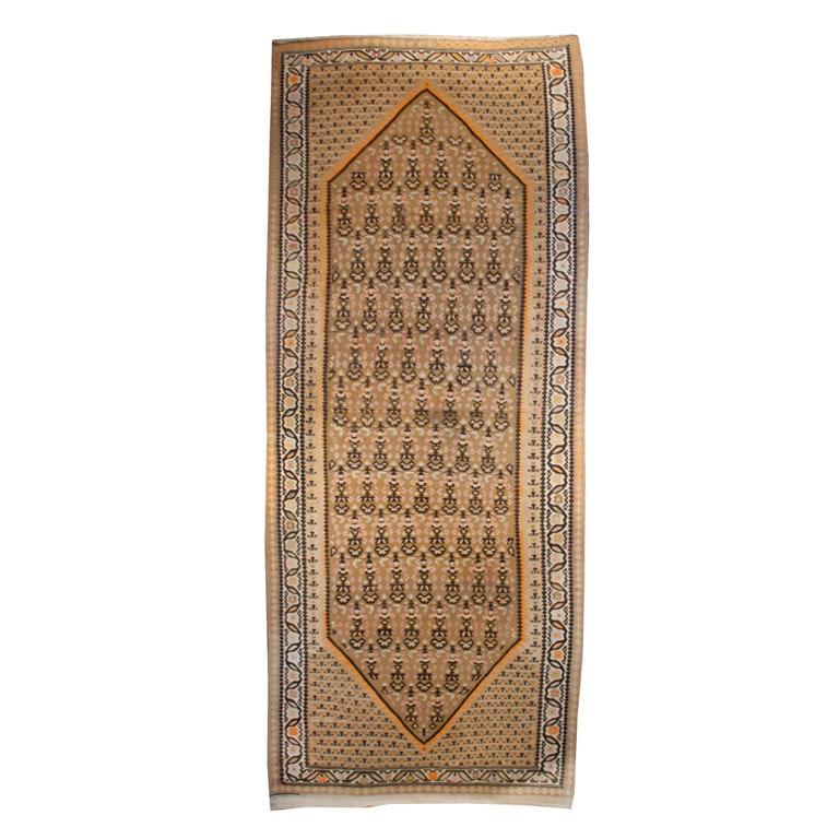 Early 20th Century Kurdish Senneh Carpet Runner For Sale