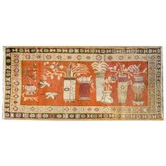 Early 20th Century Pictorial Khotan Rug