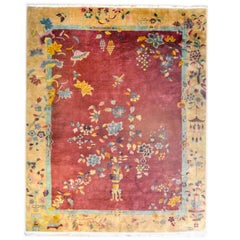 Exceptional Early 20th Century Chinese Art Deco Rug