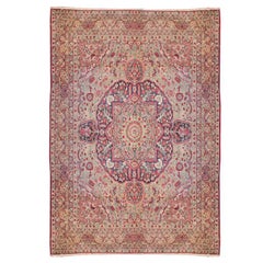 Early 20th Century Persian Lavar Kerman Carpet