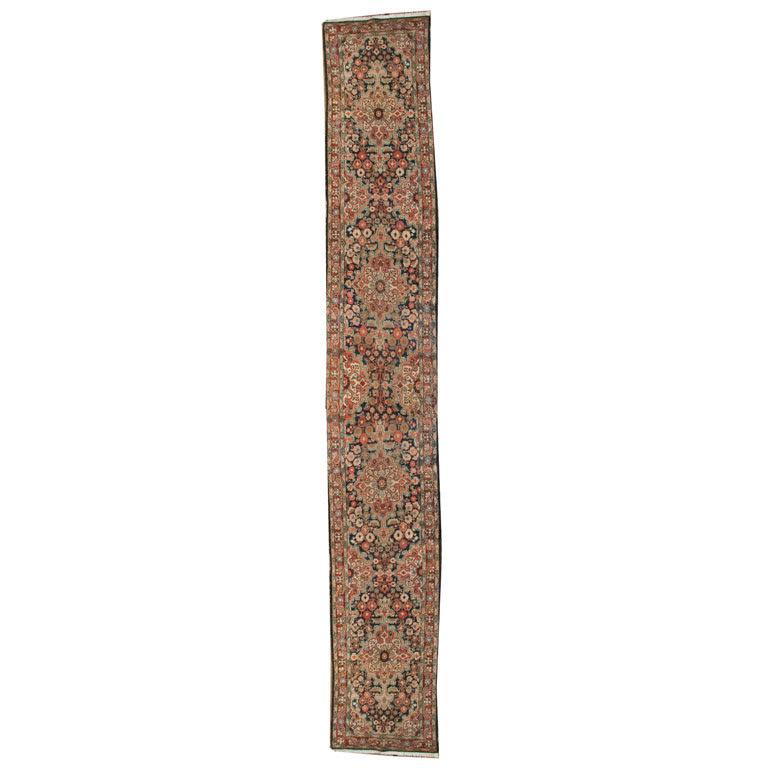 Antique Malayer Carpet Runner For Sale