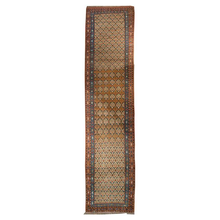 Early 20th Century Malayer Carpet Runner For Sale