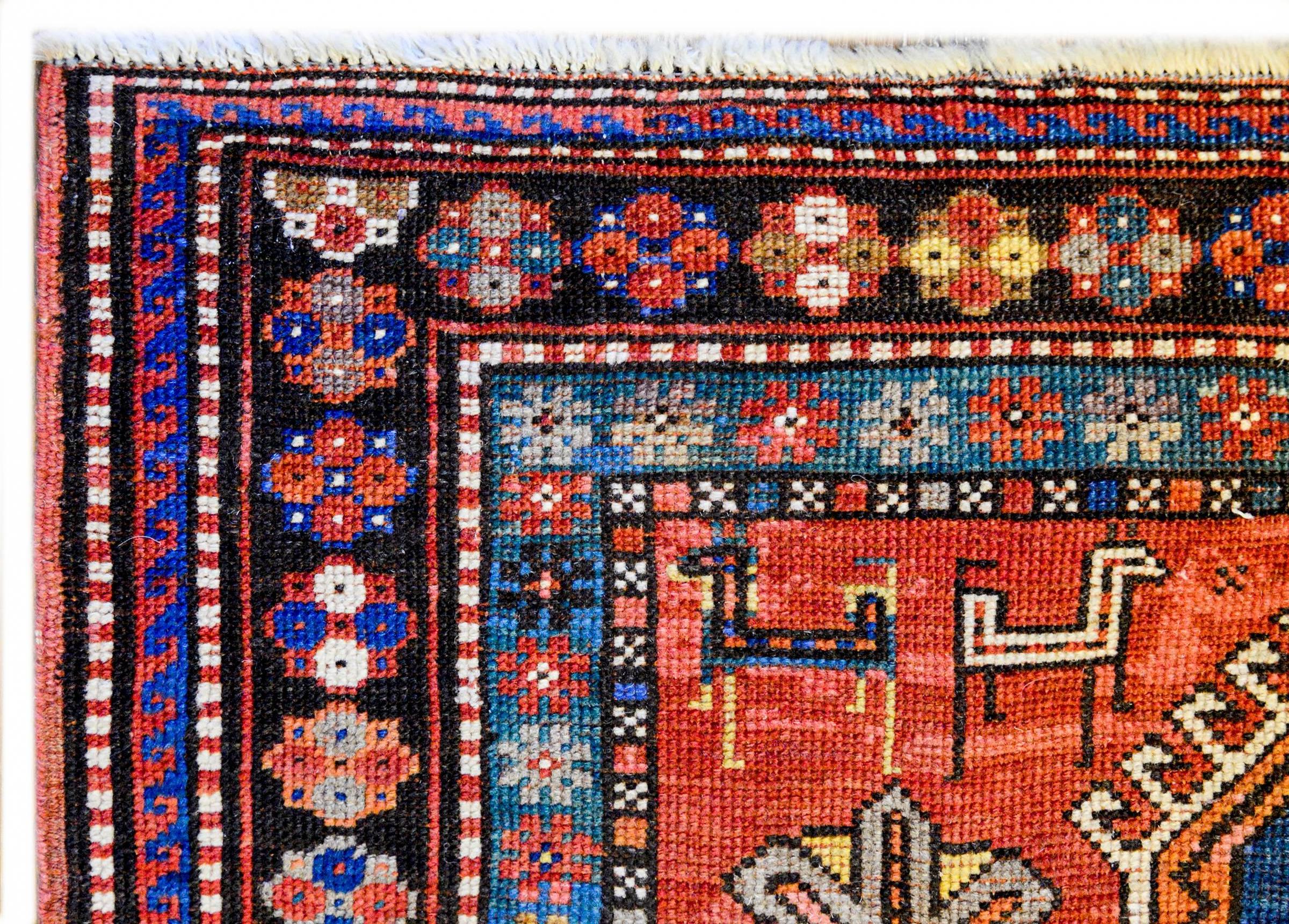 Azerbaijani Wonderful 19th Century Kazak Rug For Sale