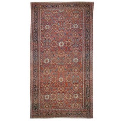 Antique 19th Century Persian Sultanabad Carpet