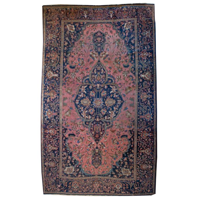 19th Century Persian Sarouk Carpet For Sale